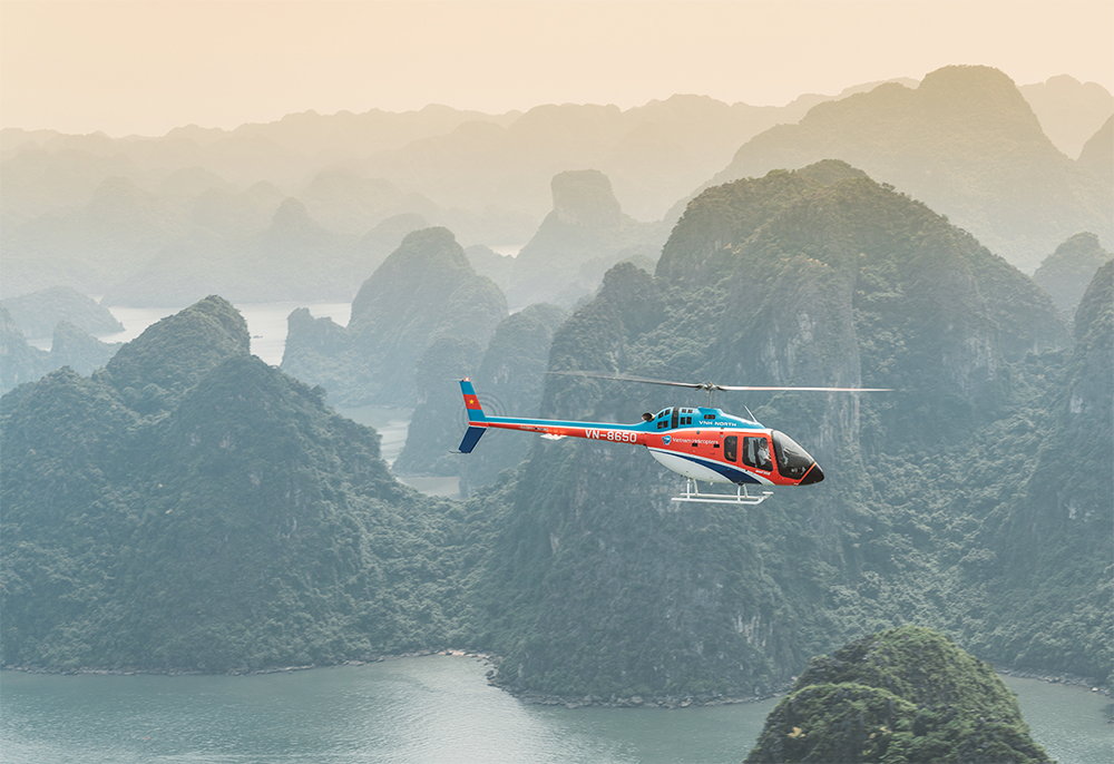 Halong Bay Vietnam - Helicopter