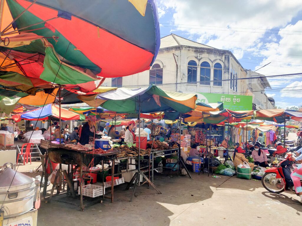 Cambodia Kratie - Central Market