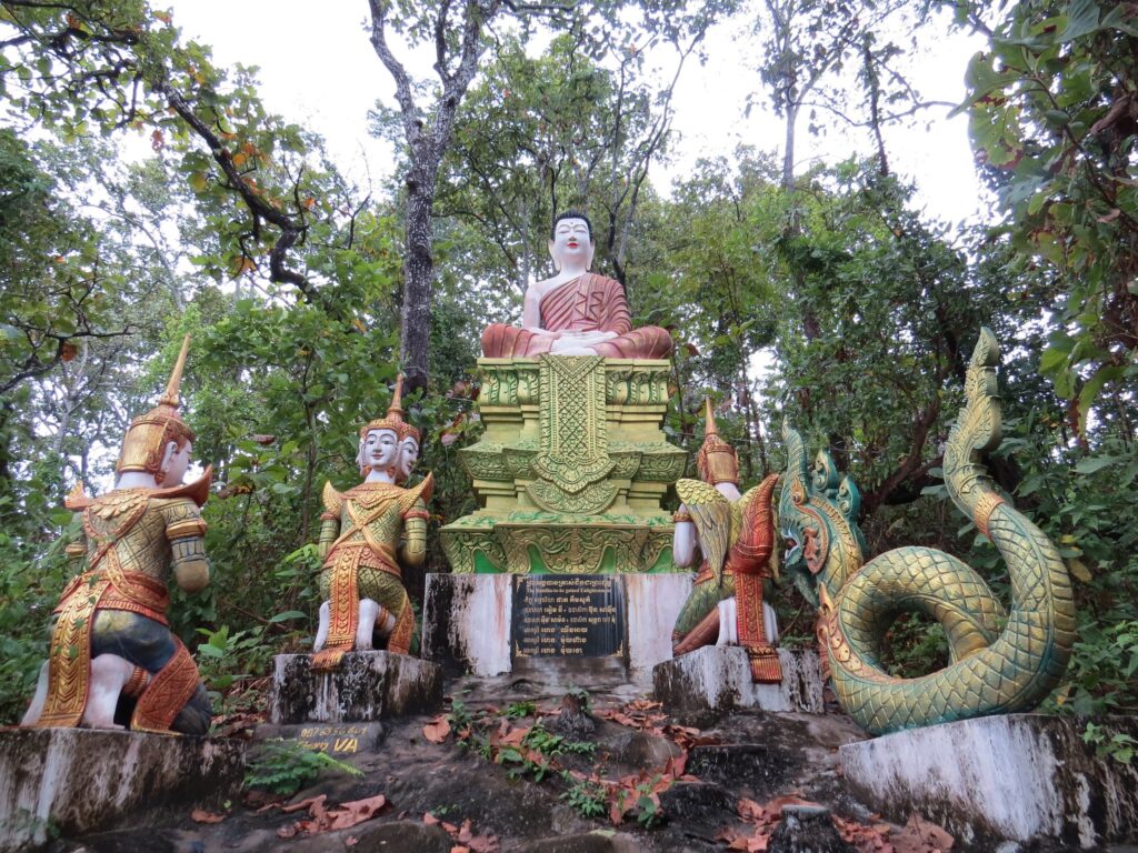 Cambodia Kratie - Phnom Sambok Pagoda