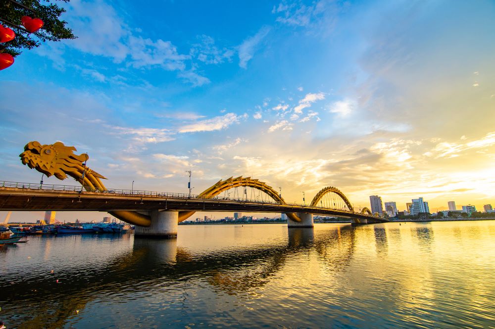 Dragon Bridge in Da Nang City, one of top Asian Destinations 2024