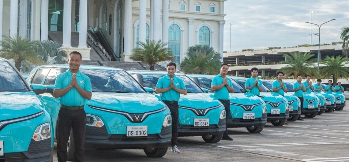 Electric Taxis in Vientiane - Xanh SM Laos with 5-Star Service
