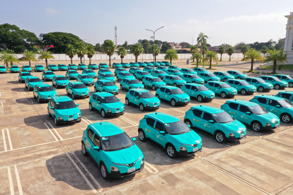 Electric Taxis in Vientiane - Xanh SM Laos with 5-Star Service