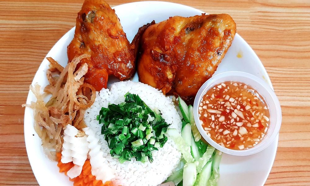 Saigon Broken Rice with Grilled Chicken