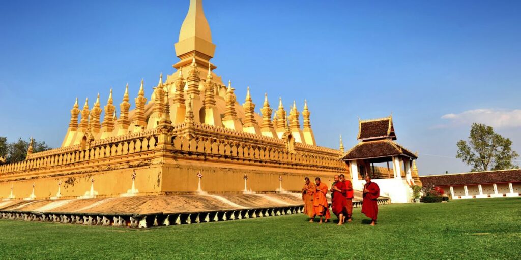 That Luang Stupa, Vientiane, Laos