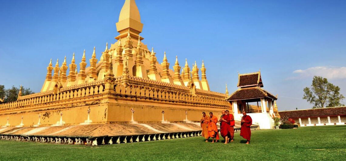 That Luang Stupa, Vientiane, Laos