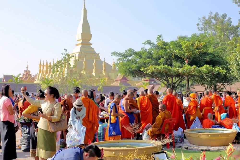 That Luang Festival in Vientiane, Laos