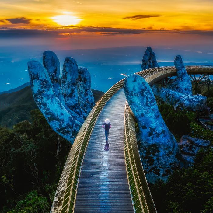Golden Bridge: A Touch of Heaven in Da Nang's Landscape