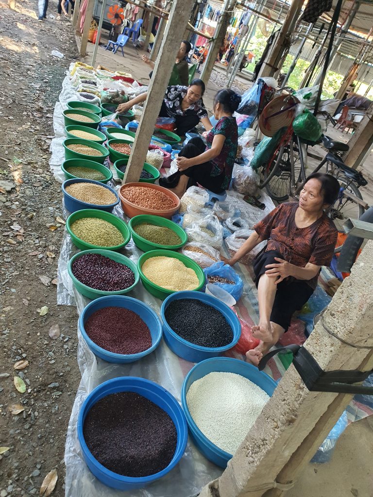 Nua Market in the Suburbs of Hanoi, Vietnam