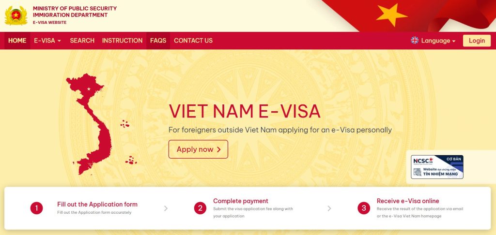 Apply e-visa for Vietnam