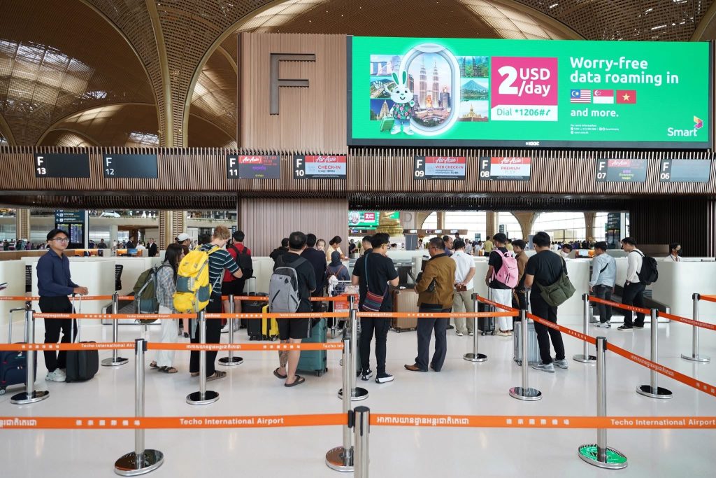 Cambodia Visa Guide - Check-in at Techno International Airport
