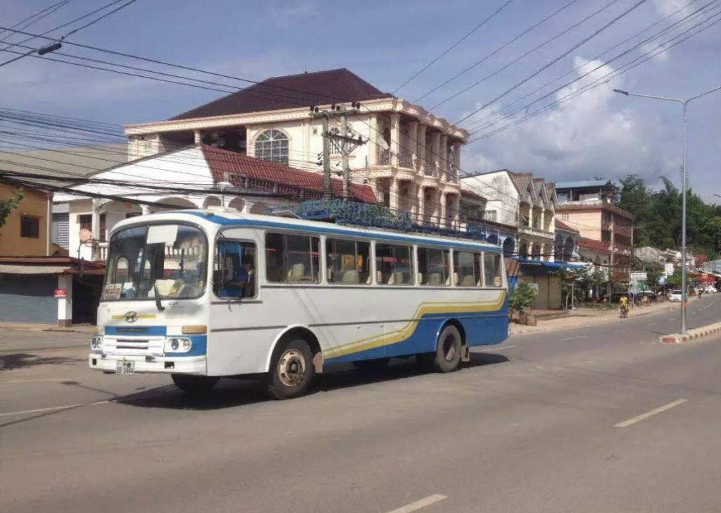 How to Get Around Laos - Transfer by local bus
