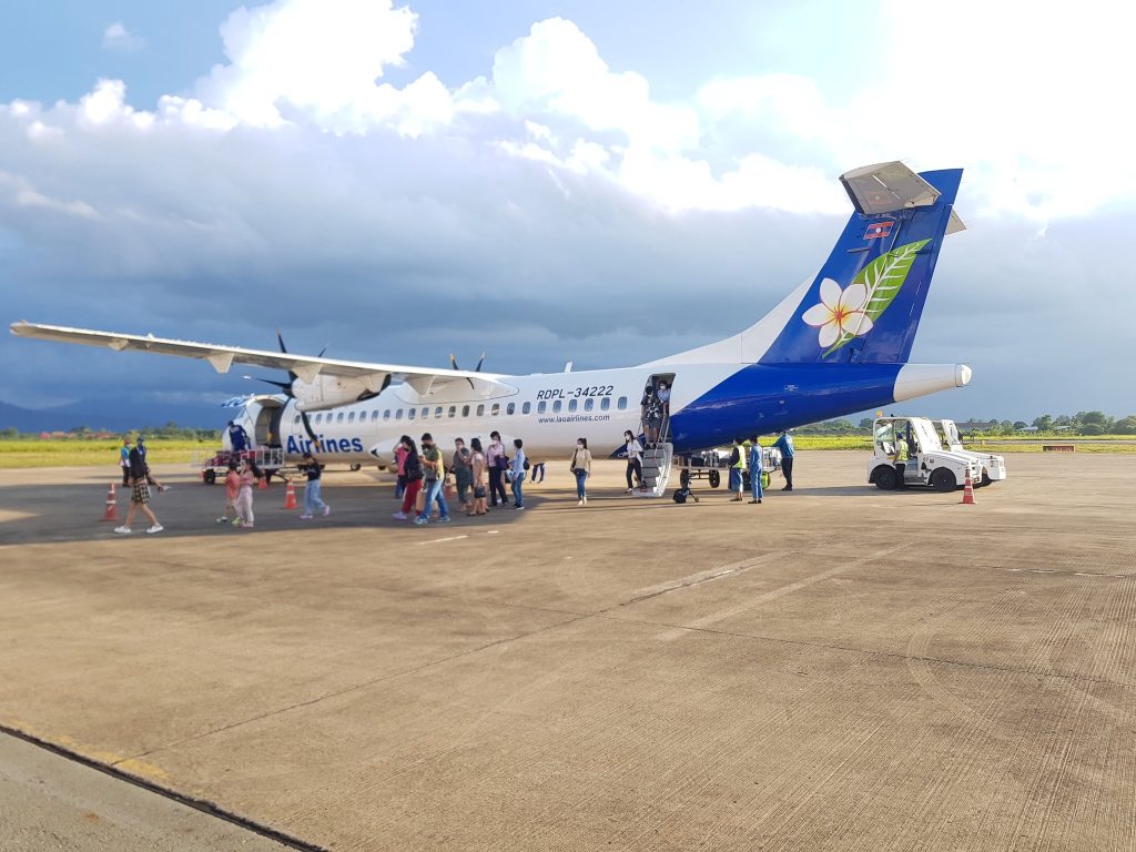Pakse Laos Travel Guide - Landing at Pakse Airport (Souchitra Riverside)
